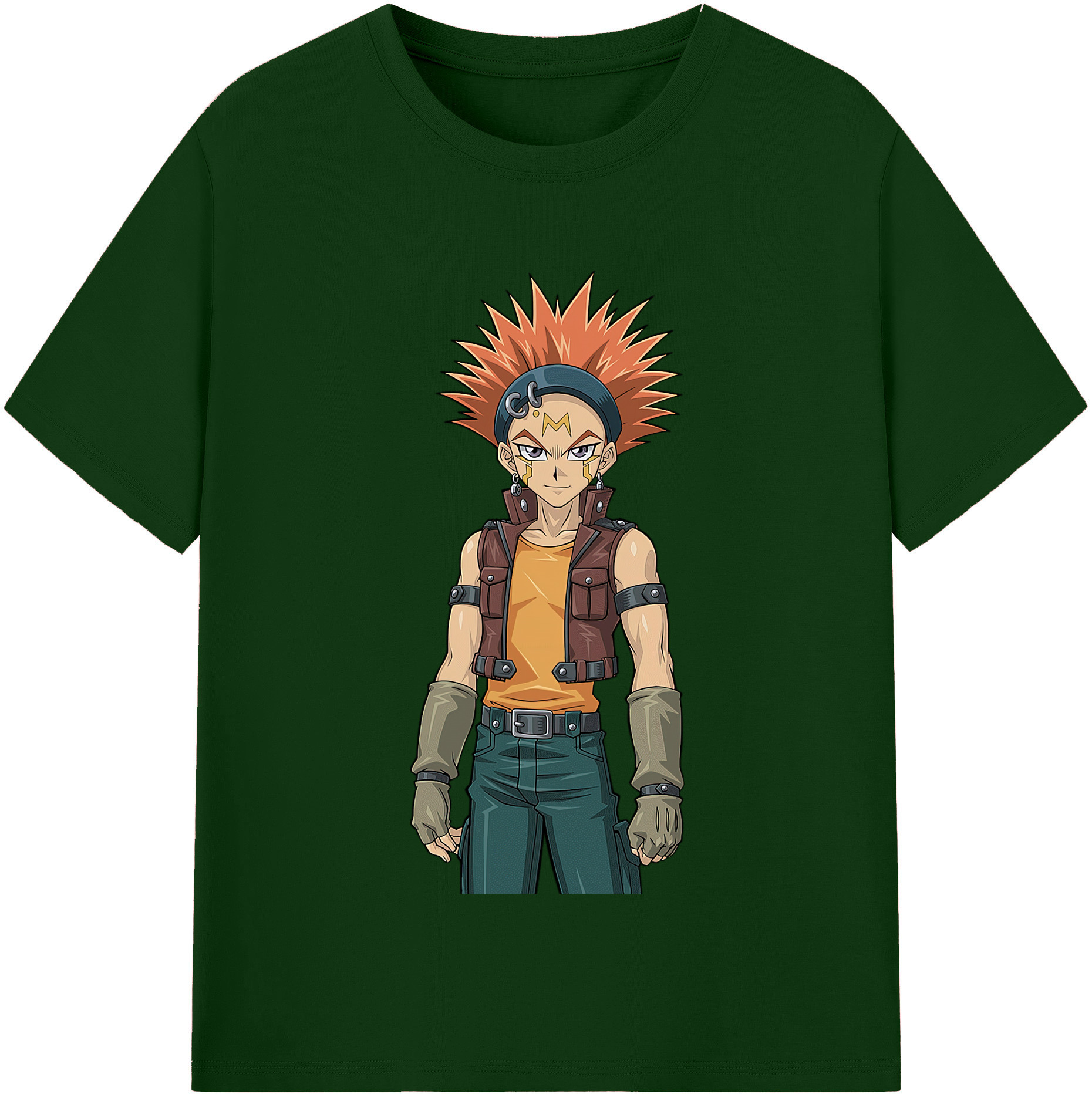 （画像用） 遊☆戯☆王 Yu-Gi-Oh! 綿100％半袖Tシャツ（フロントプリント）